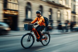 e-bike on road