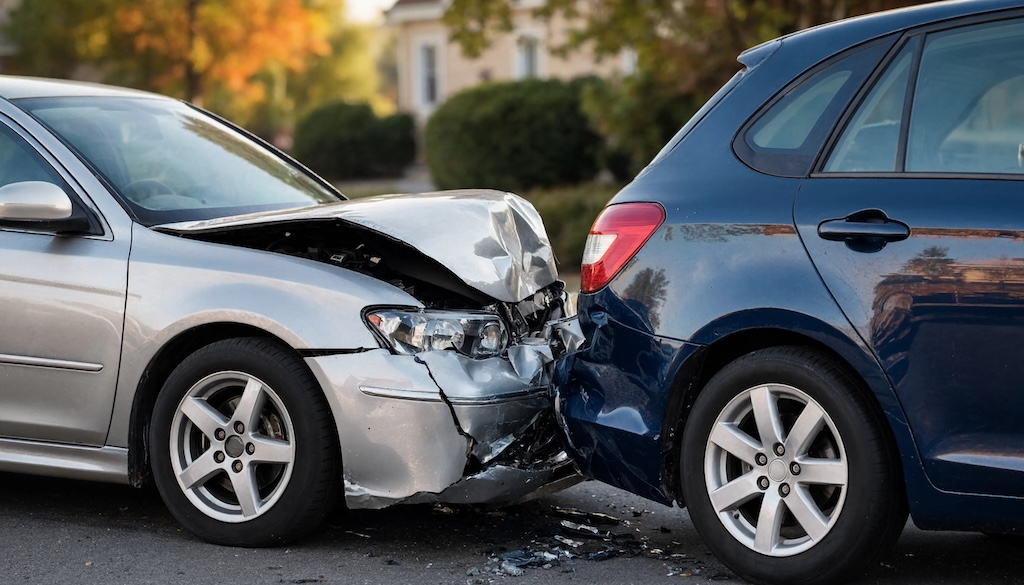 Car pile up